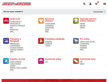 Tablet Screenshot of bike-arena.cz